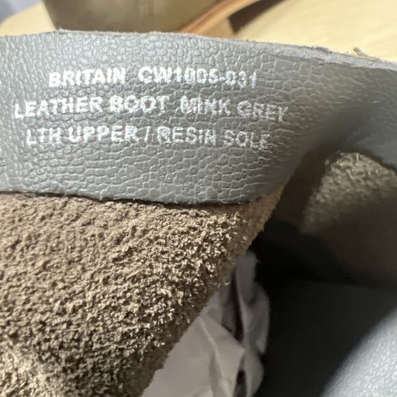 Crevo Womens Britain Bohemian Fashion Ankle Boot Mint Gray Size 6M NWOT $85 - Picture 10 of 12